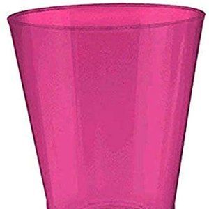 Big Party Pack Shot Glasses | Bright Pink | Party 2 oz Pack of 100 Reusable NEW